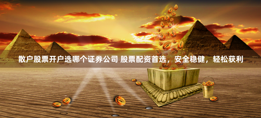 散户股票开户选哪个证券公司 股票配资首选，安全稳健，轻松获利